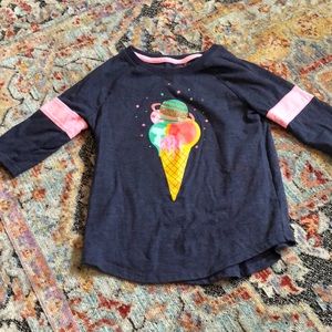 Cat and Jack 3/4 Length Shirt (XS 4/5)